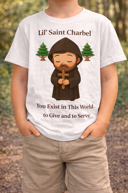 Lil Saints™ Charbel Classic Gilden Cotton T-Shirt