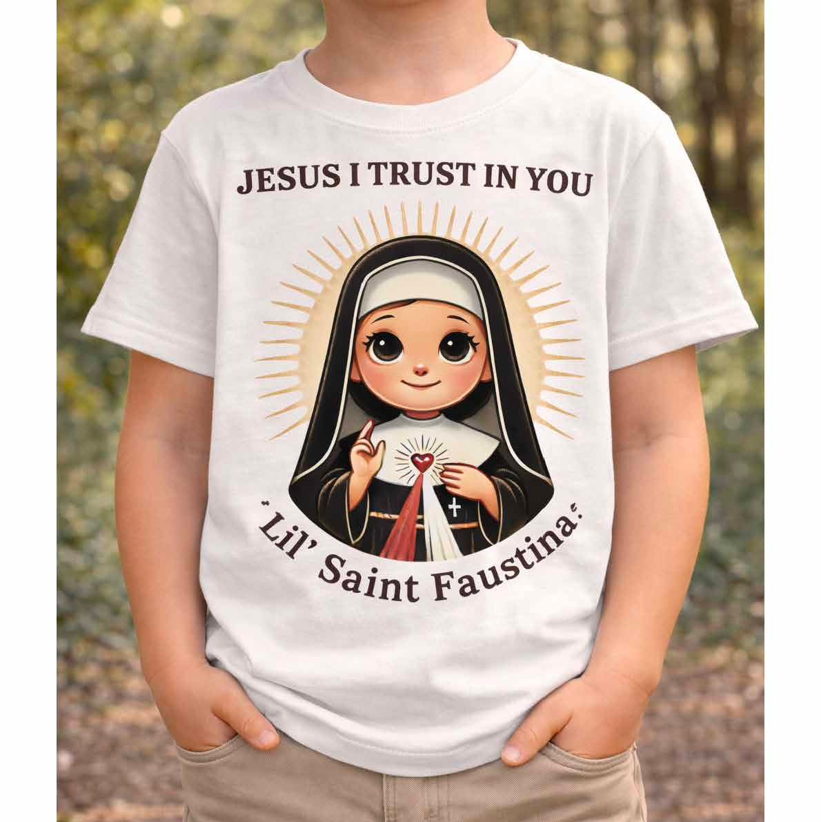 Lil Saints™ Faustina Classic Gilden Cotton T-Shirt