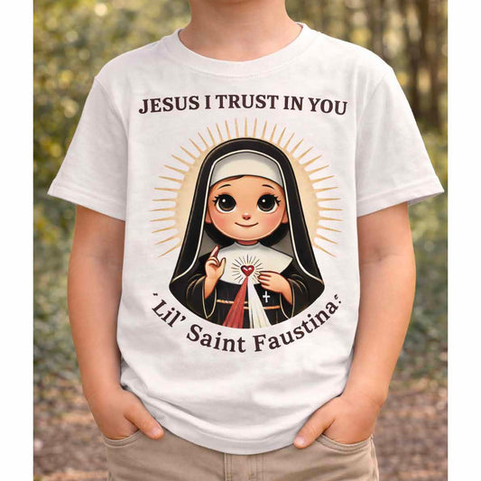 Lil Saints™ Faustina Classic Gilden Cotton T-Shirt
